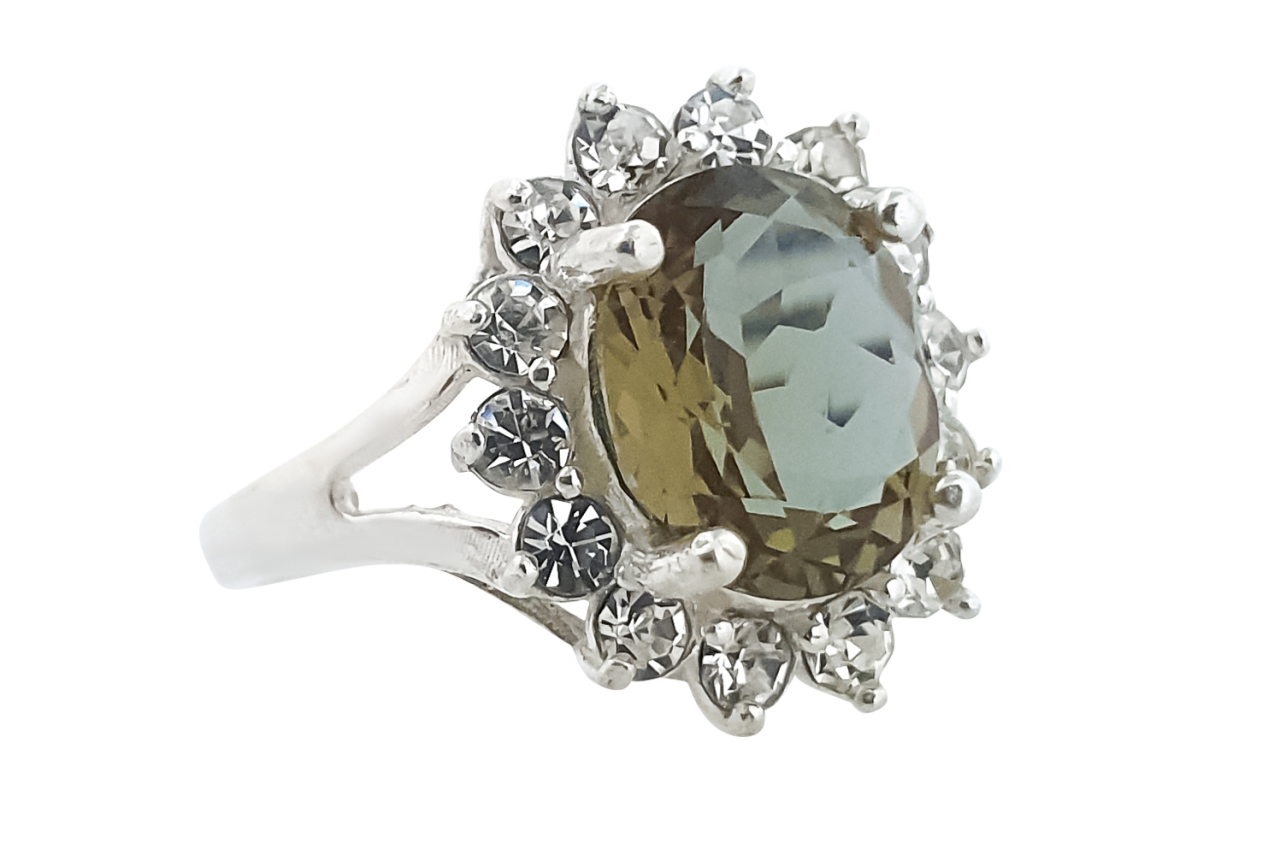 Alexandrit Damen Ringe mit Silberverfassung -Farbwechsel Edelstein