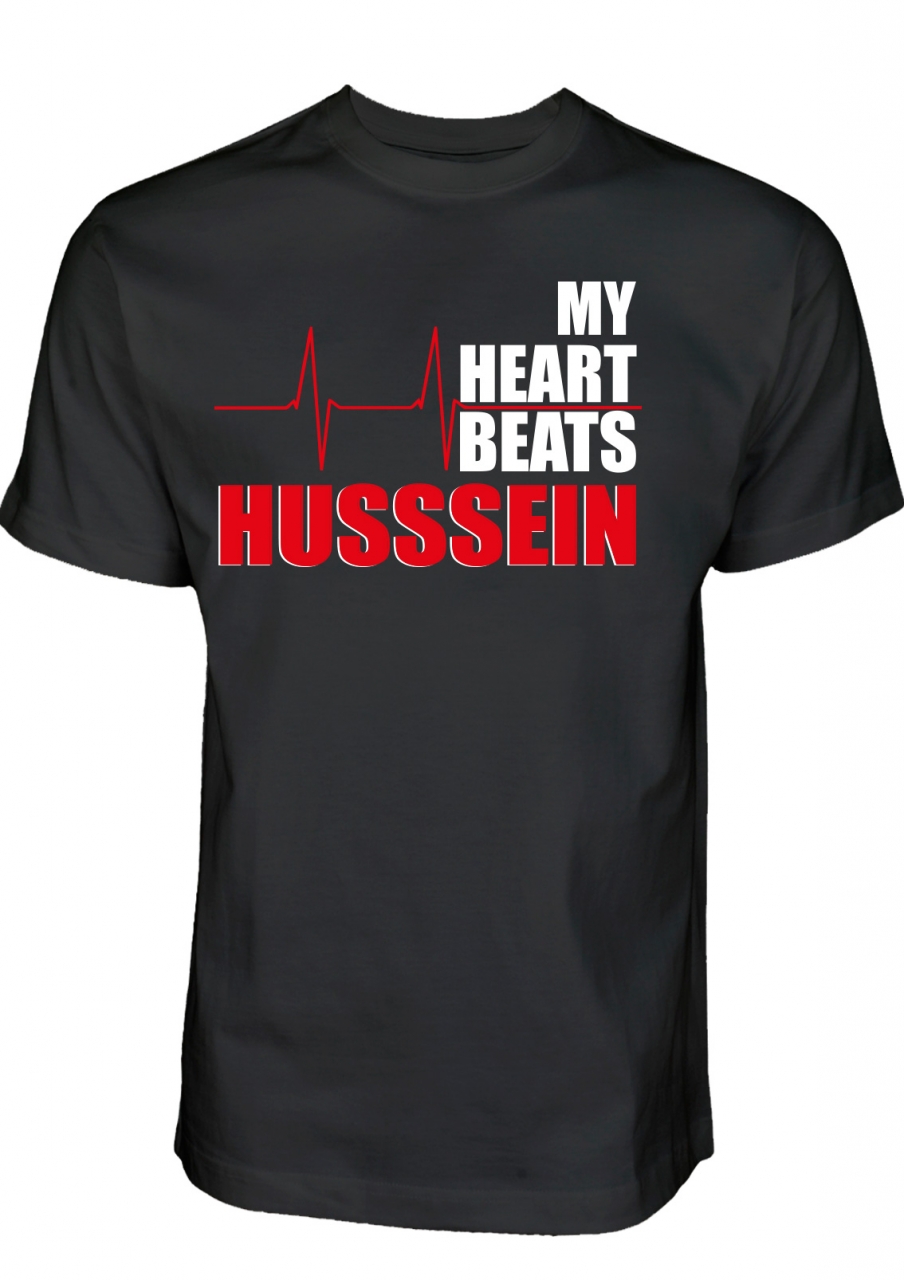 My Heart beats Hussein Ashura Shia T-Shirt