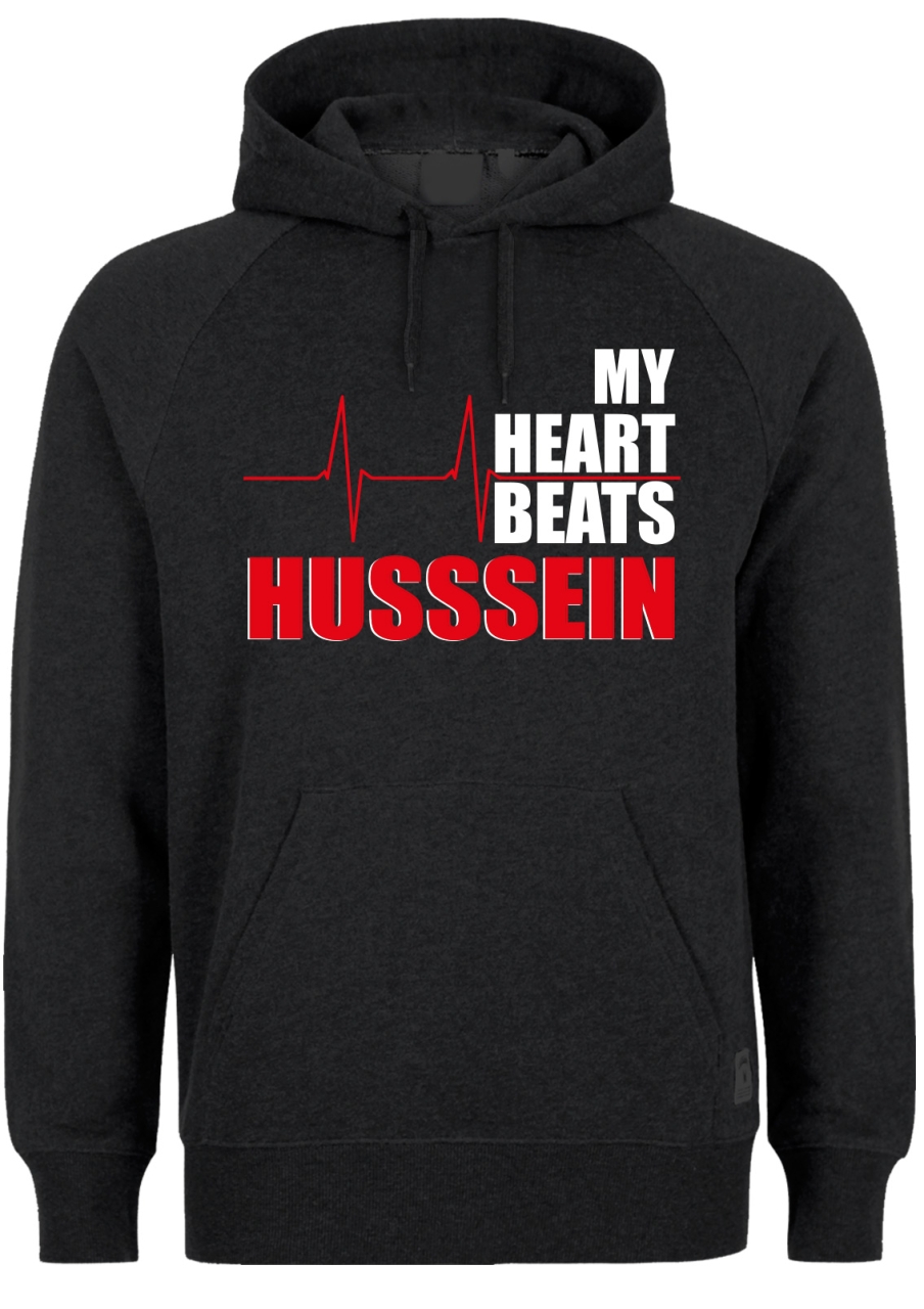 SALE My Hear beats Hussein - Mein Herz schlägt Hussein Männer Hoodie