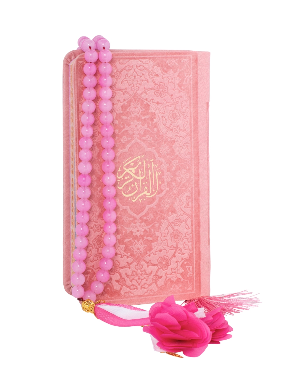 Regenbogen Koran mit eleganter Gebetskette