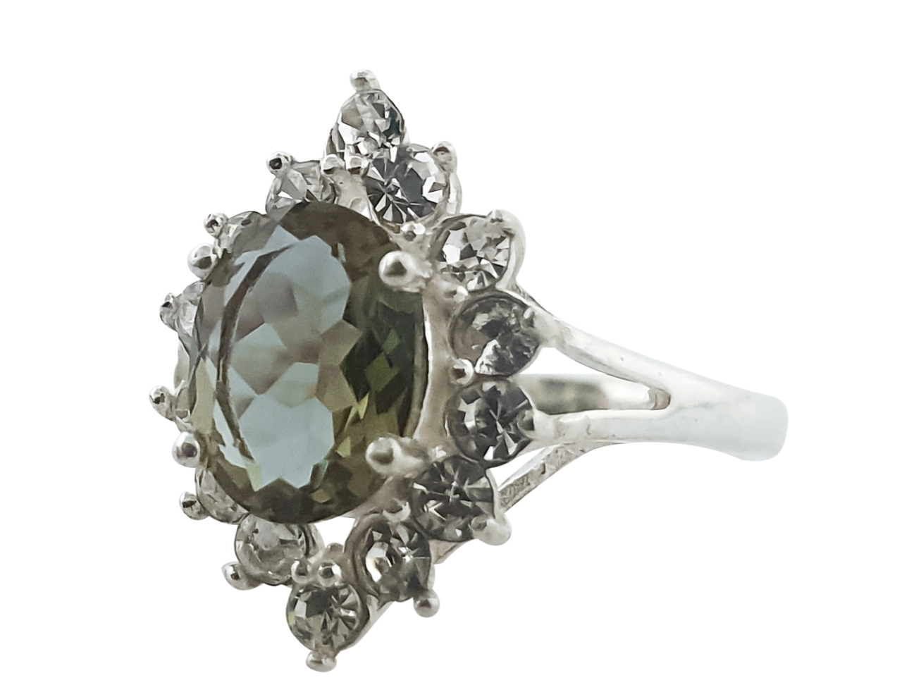 Alexandrit Damen Ringe mit Silberverfassung -Farbwechsel Edelstein
