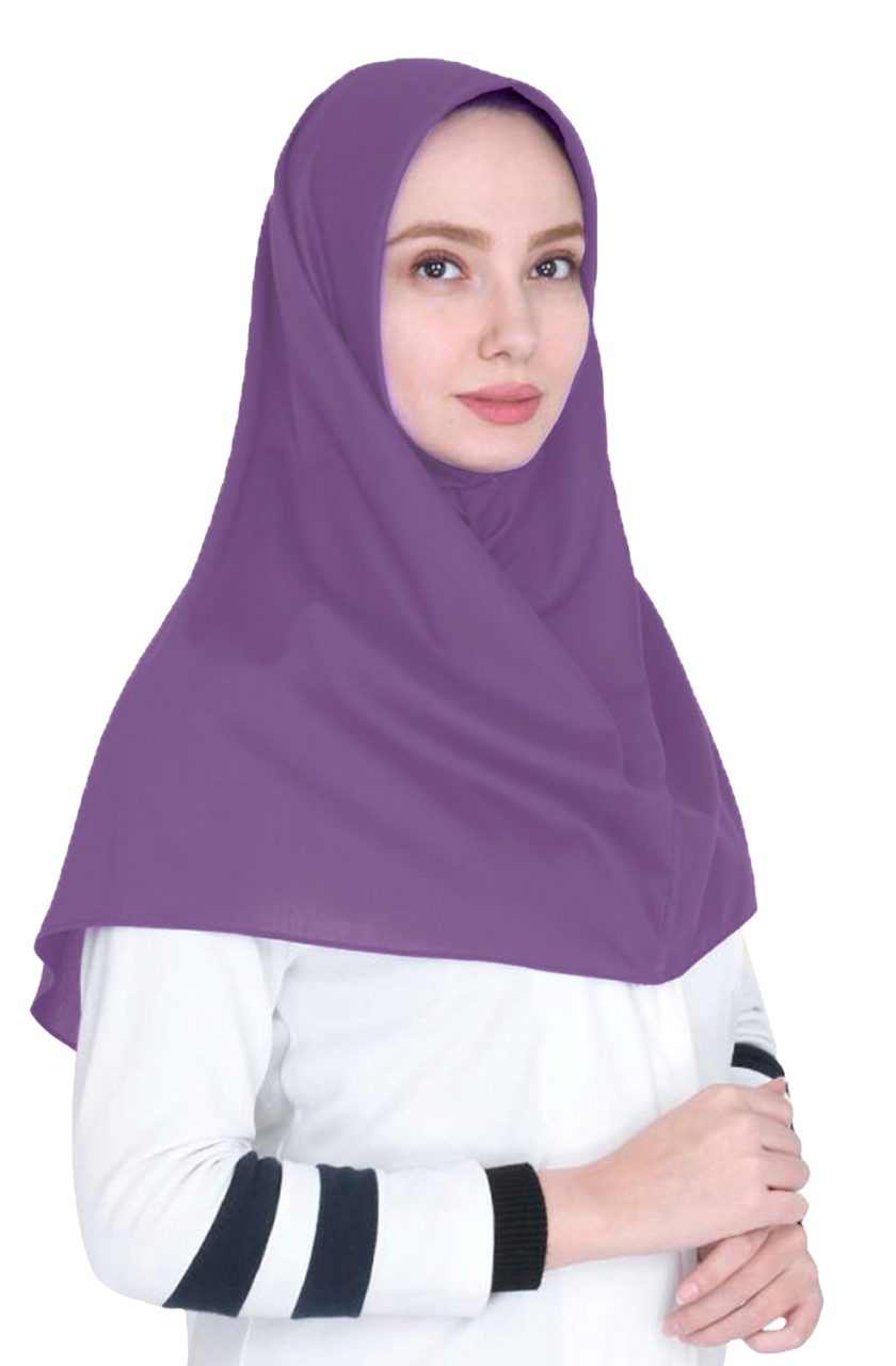 Persiches Kopftuch - Maqanaa - مقنعة - violett.hell