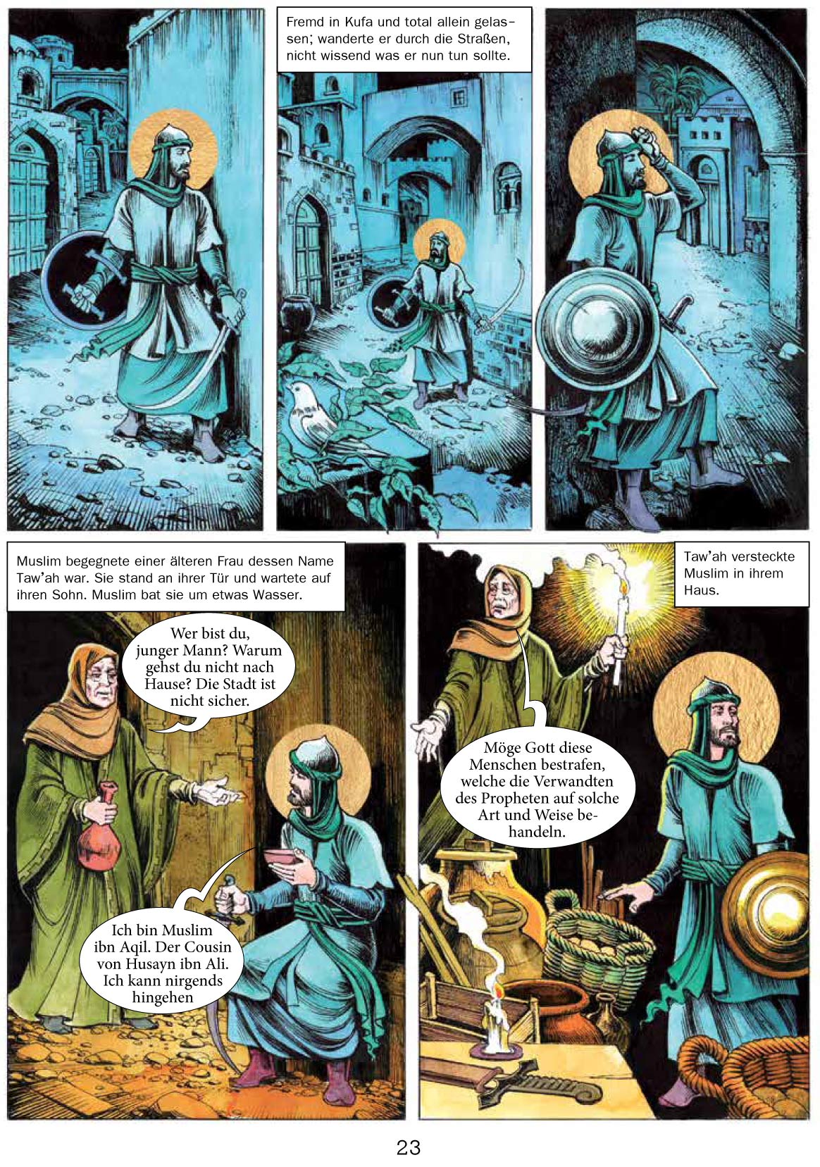 Die Geschichte Von Ashura Imam Hussein Als Comic Fur Kinder Und Jugendliche Schia Shop De Der Online Shop Fur Schiiten