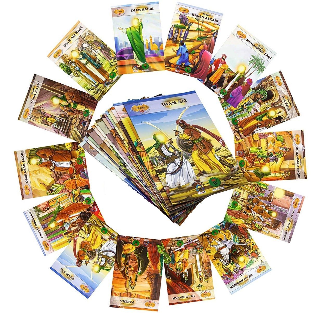 Kindergeschichten über die 14 Reinen der Ahlulbait komplett in Farbe und auf Deutsch