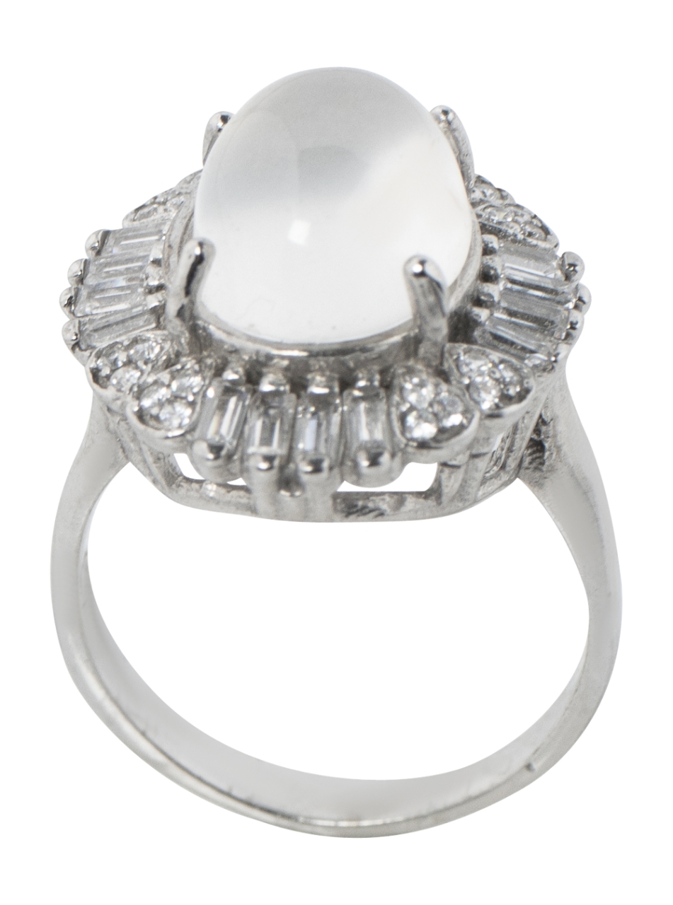 Durr Alnajaf Damen Ring Silber-verschiedene Modele mit Großstein( 9mm)