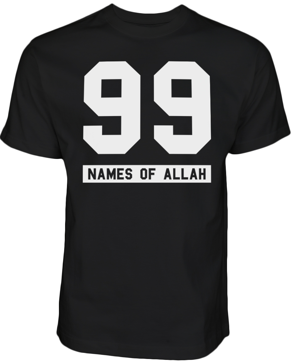Islamische Kleidung Muslim Streetwear Halal-Wear 99 Names of Allah