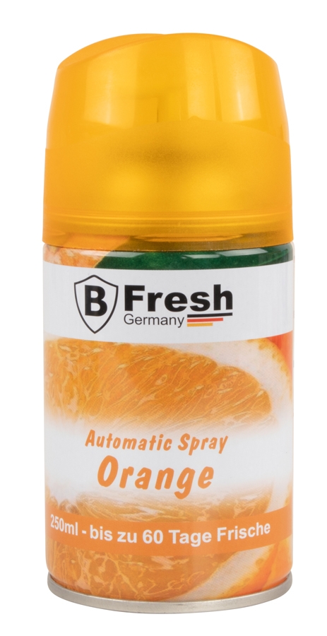 Orange Luftfrischer für Automatische Duftspender -250ml nachfüllflasche raumduft nachfüllen Vorr-