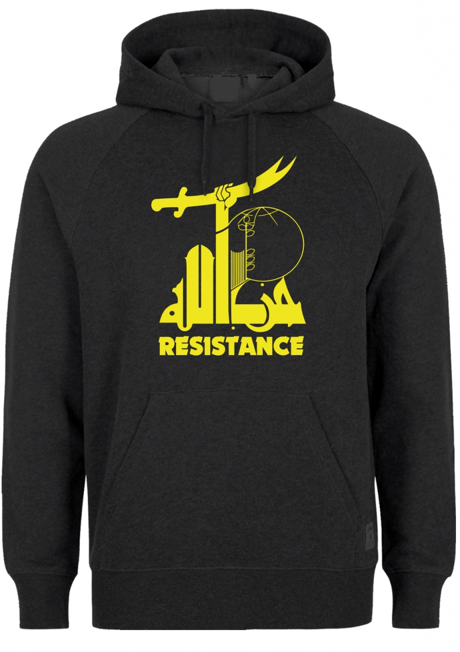 Widerstand gegen den Terror Resistance Herren Hoodie Schwarz