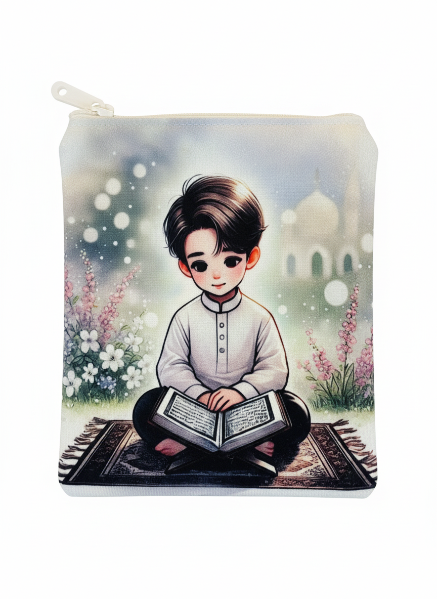 Jungen Gebetsteppich zweitilig mit Tasche