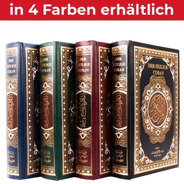 Der Heilige Koran Als Hardcover Ausgabe Deutsche Übersetzung + Arabisch ...