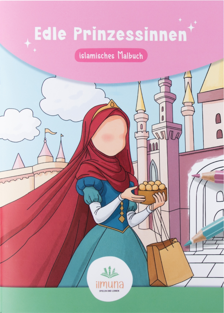 Islamische Kinder Malbücher- verschiedene Motive