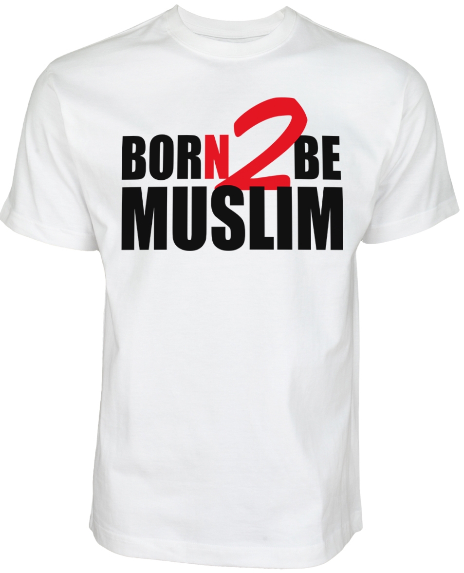 Islamische Kleidung Muslim Streetwear Halal-Wear Born 2 be Muslim